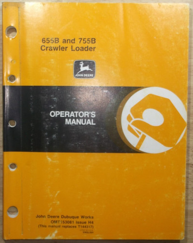 John deere 655b 755b chargeuse - 655b,